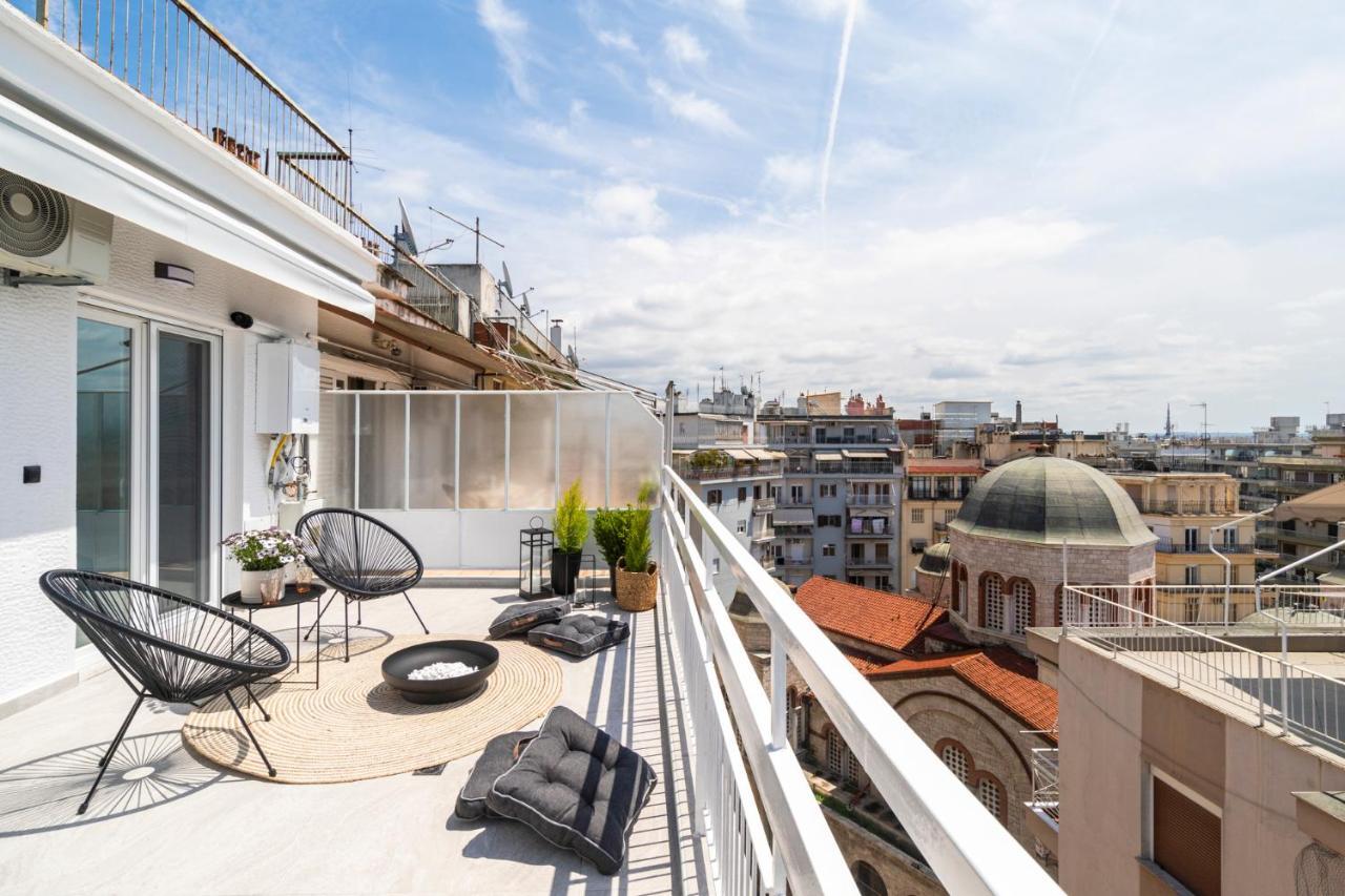 Ares Penthouse Leilighet Thessaloníki Eksteriør bilde